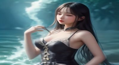 女同剧集场景，两位成熟女性角色在海边散步，黄昏光线，情感深沉而内敛